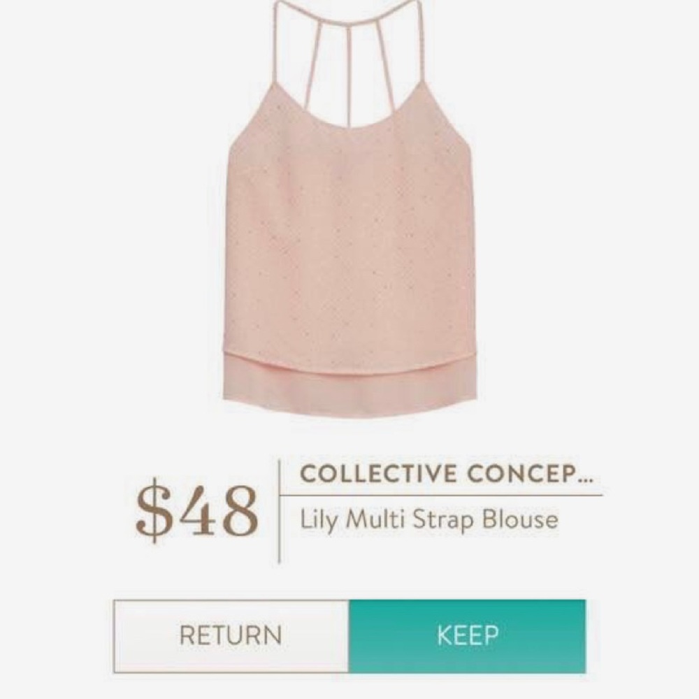 Collective Concepts Lily Multi Strap Blouse
